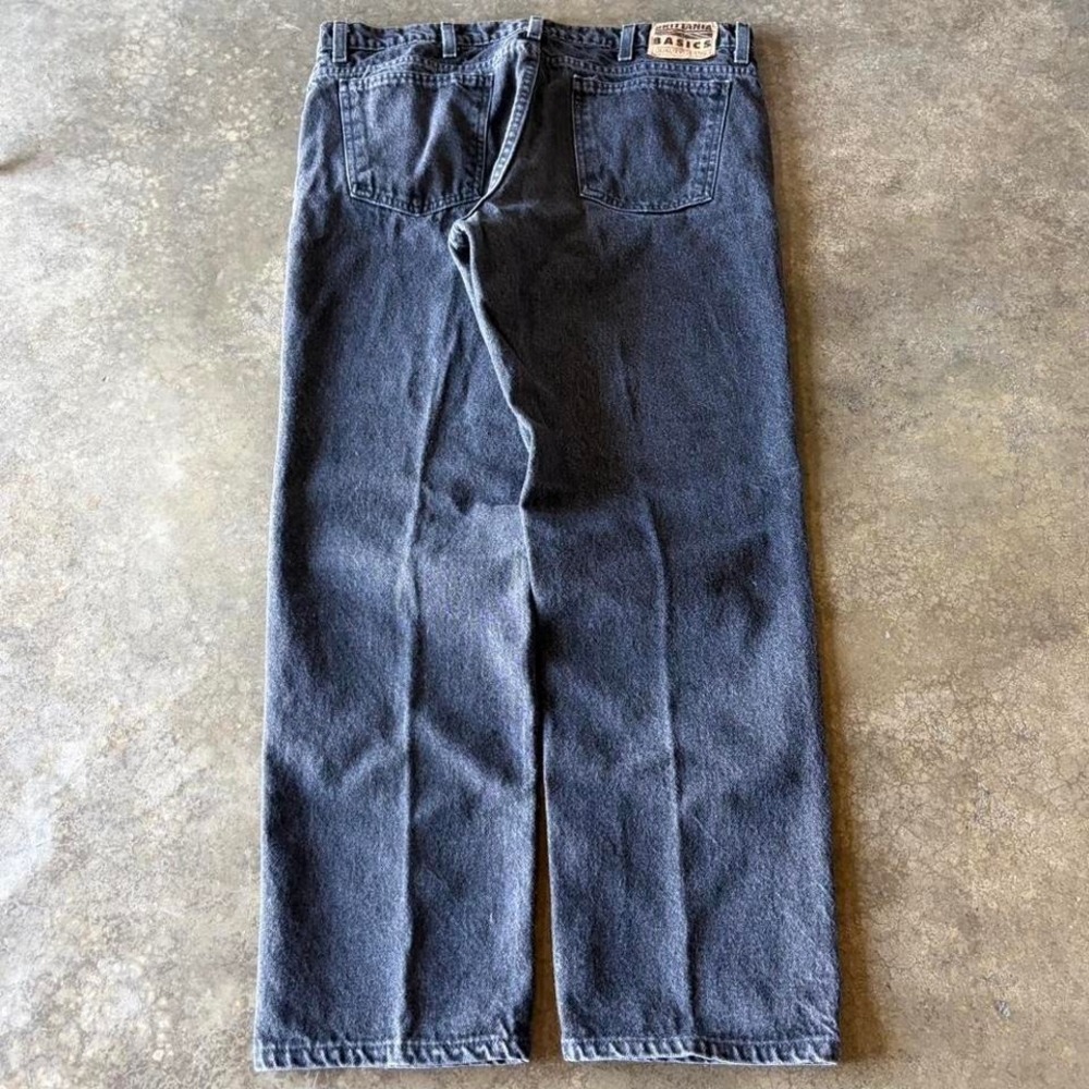 90s black baggy jeans‎